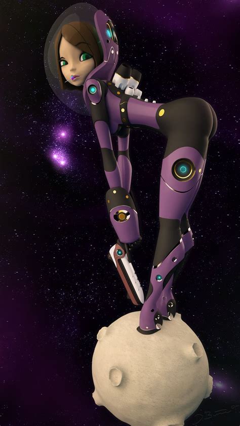 Space Girl 3000 3d By Squint911 On Deviantart Space Girl Character