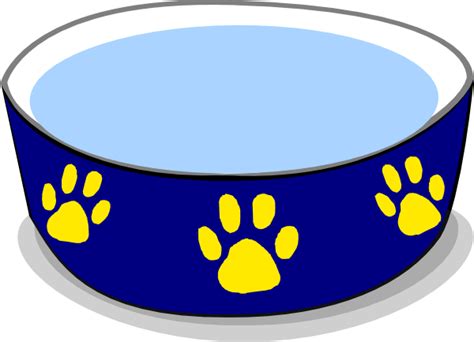 Dog Bowl Dog Water Bowl Clip Art At Vector Clip Art Wikiclipart