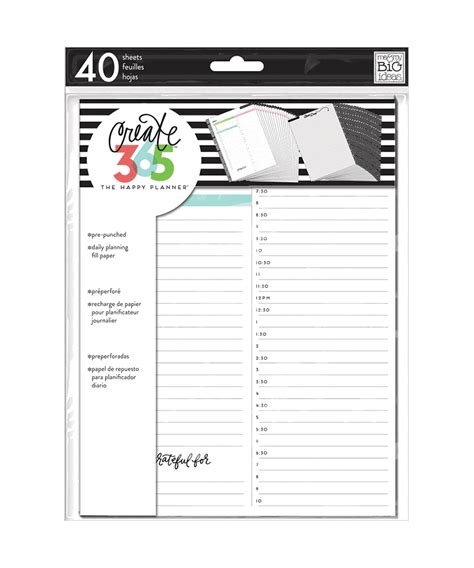 Mambi Happy Planner Daily Sheets Classic Suzy Stick It