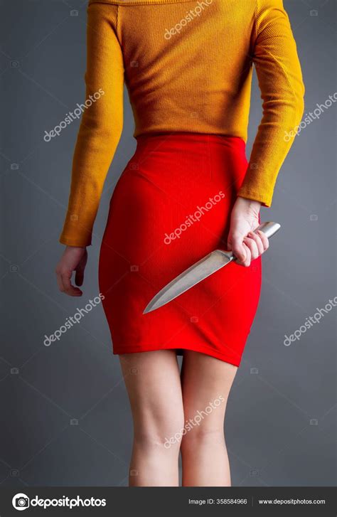 Girl With Knife Stock Photo By ©sharpner 358584966