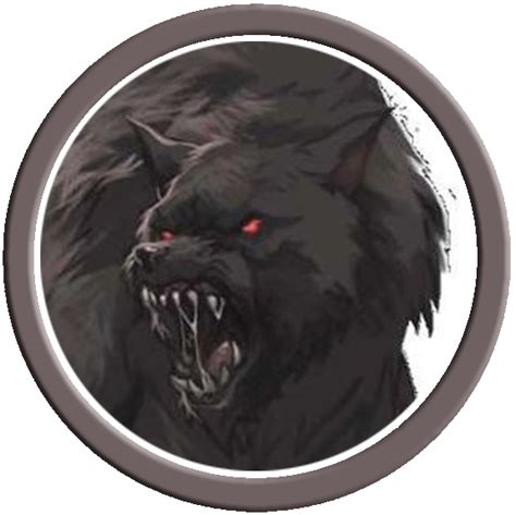 Token Dire Wolf | Dire wolf, Dark fantasy art, Fantasy rpg