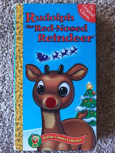 Rudolph The Red Nosed Reindeer Vhs 1992 Golden Book Video A Christmas Classic 8 99 Picclick