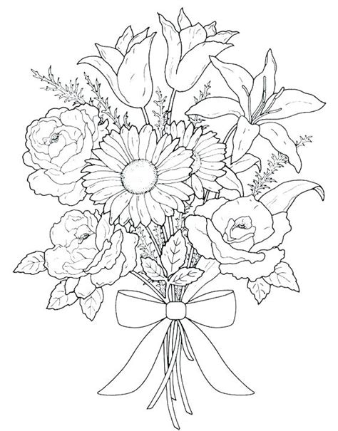 Add some nature and you have a fun coloring subject. Detailed Flower Coloring Pages at GetColorings.com | Free ...