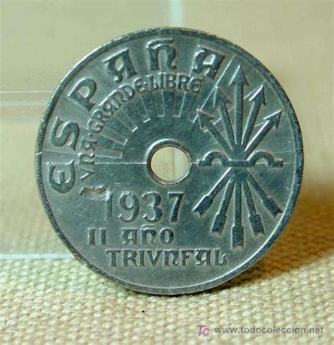 moneda española de 25 centimos, 1937, segundo a - Comprar Monedas de la
