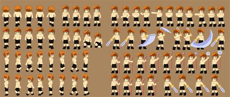 Khem T Pixel Art Commission Work Character Sprite Sheet