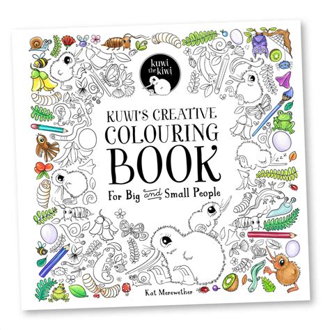 Kuwis Creative Colouring Book Illustrated Publishing