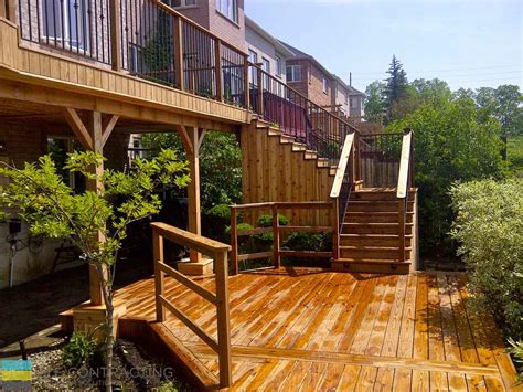 Deck Above Walkout Basement 16 Unbelievable Rustic Patio Setups To