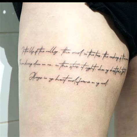 Details Thigh Tattoos With Quotes Latest In Eteachers