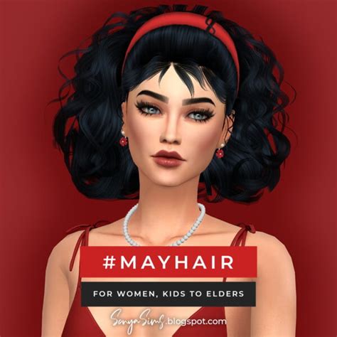 Sonya Sims Collection Hairstyle Sims 4 Hairs