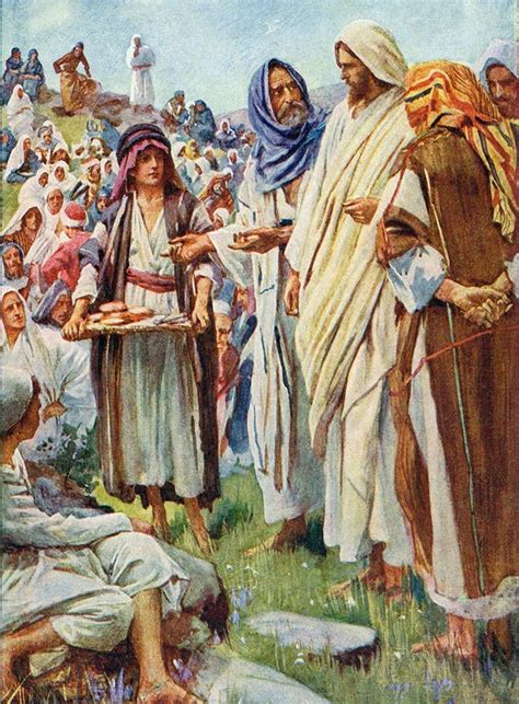 Phillip Medhursts Bible In Pictures 166 Feeding The Multitude By