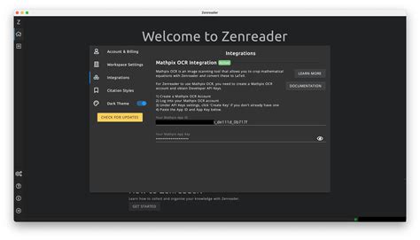 Mathpix OCR Zenreader Documentation