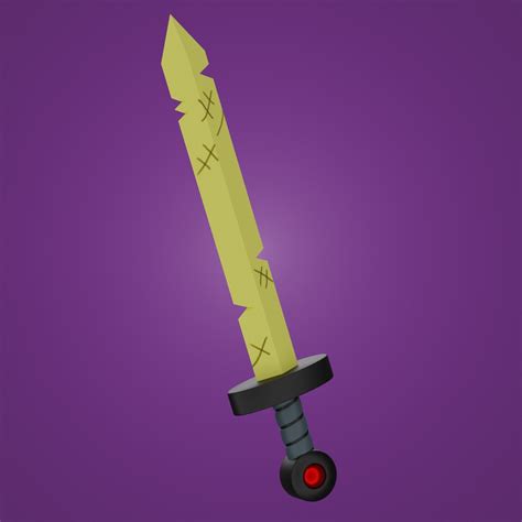 Finns Sword From Adventure Time 3d Model Cgtrader