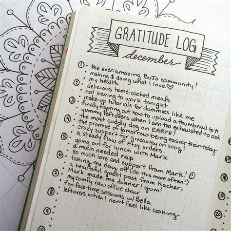 How Gratitude Can Shift Your Lifes Perspective Bullet Journal Ideas
