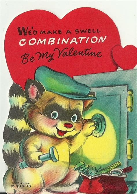 Vintage Valentines Day Card 1950s Etsy Retro Valentines Vintage