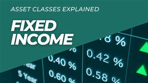 Asset Classes Explained Fixed Income Pera On The Issues