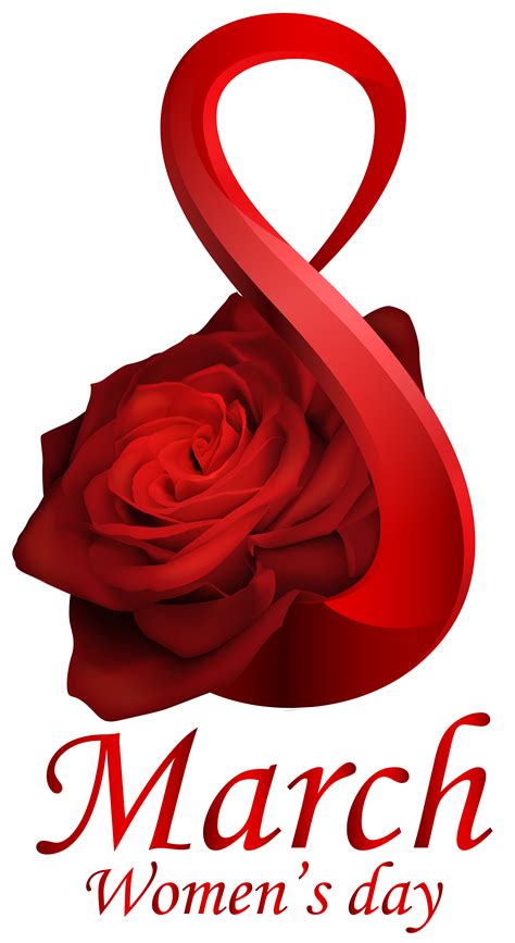 march 8 womens day with rose png clip art image gallery yopriceville high quality free