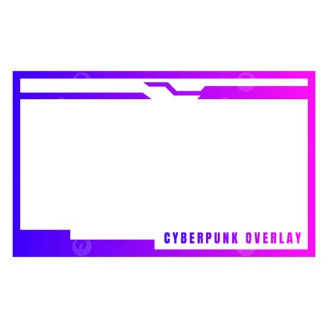 Cyberpunk Clipart Png Images Cyberpunk Frame Overlay For Facecam The