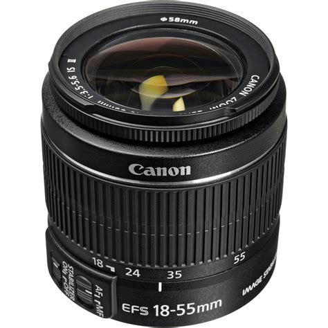 Canon Ef S 18 55mm F35 56 Is Ii Lens 2042b002 Bandh Photo Video