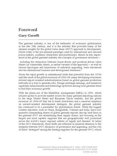 Upgrading The Global Garment Industry Foreword Pdf Clothing