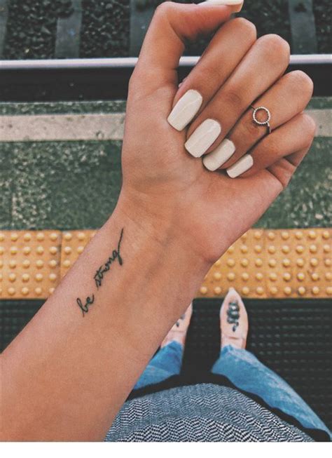 Small Tattoo Ideas For Women Words Viraltattoo