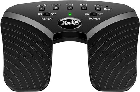 moukey wireless page turner pedal for tablets ipad rechargeable black amazon ca musical