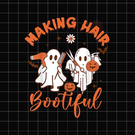 Making Hair Looks Bootiful Png Halloween Hair Stylist Png Etsy