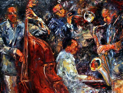 Artists Of Texas Contemporary Paintings And Art Original Jazz Art