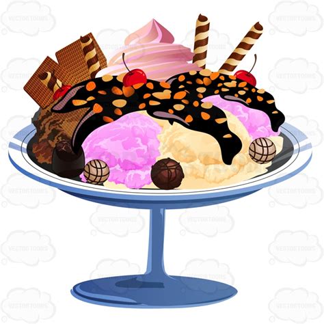 Ice Cream Sundae Clipart Free Download On Clipartmag