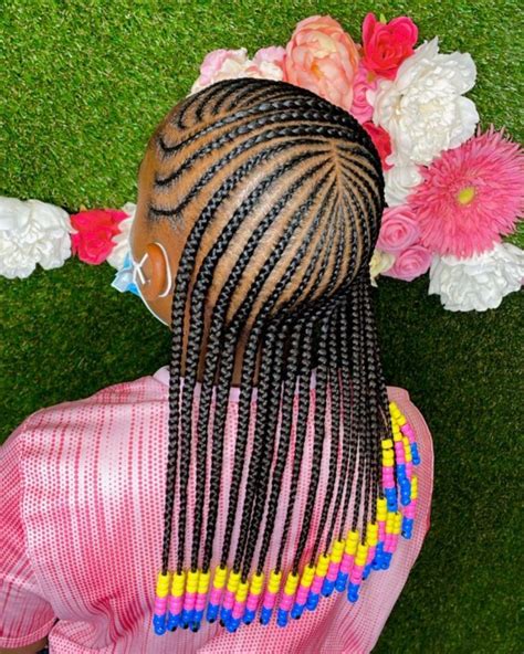 2022 Beautiful And Unique Hairstyles For Kids Ladeey Kids Cornrow
