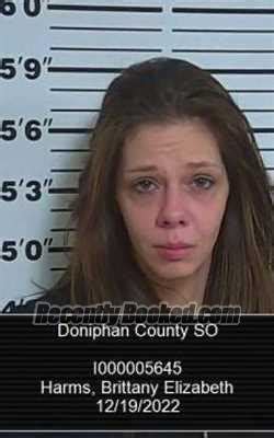 Recent Booking Mugshot For Brittany Elizabeth Harms In Doniphan County Kansas