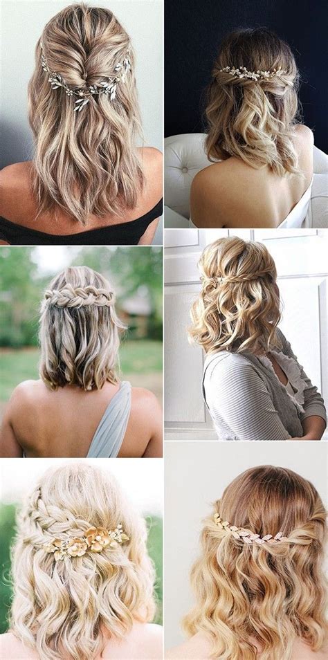 This twisted low bun glammed up with a pretty hair accessory is yet another bridal bun to highlight the length and volume of your tresses. 20 Medium Length Wedding Hairstyles for 2019 Brides ...