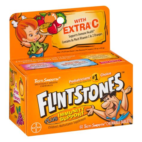 Flintstones Childrens Complete Multivitamin Chewable Tablets Plus