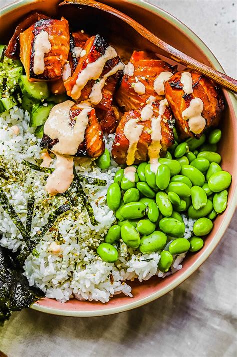 Easy Salmon Rice Bowls Table For Two By Julie Chiou