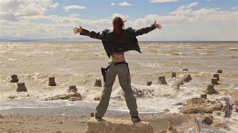 Wallpaper People Women Outdoors Sea Shore Sand Beach Coast Johanna Watts 2560x1440 Px