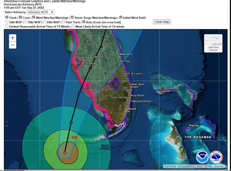 Hurricane Ian Projected Path Narrows Local Swfl Radar Now Tracking