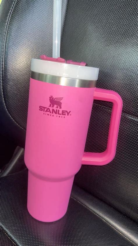Hot Pink Stanley Cup 40oz Stanley Cup Cute Cups Cup