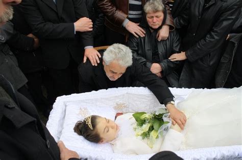 Andreea Brazovan In Her Open Casket During Her Funeral Dead Bride