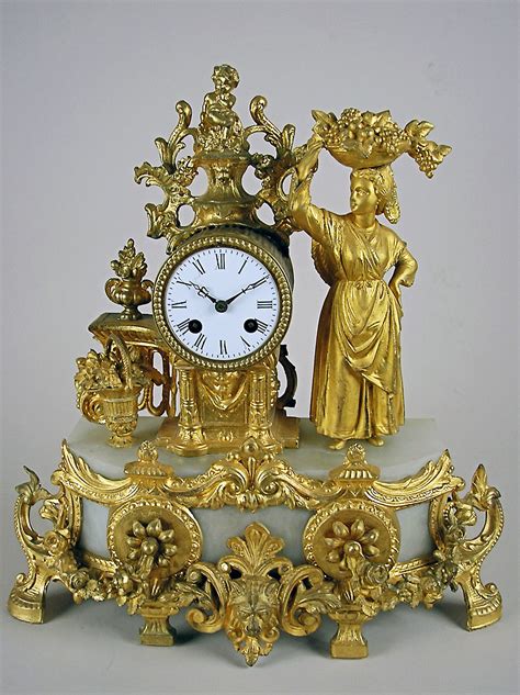French Figural Mantel Clock To Buy Perth Western Australia