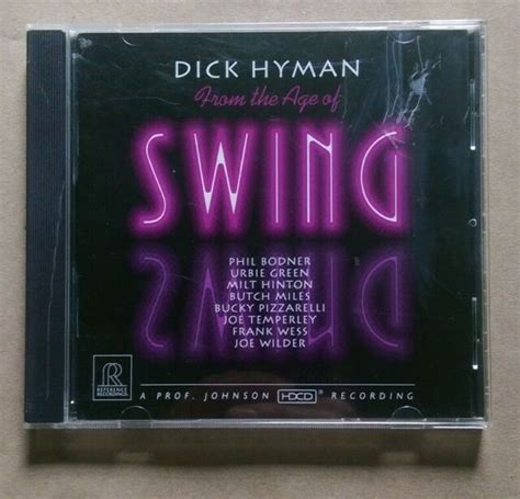 Dick Hyman ‎ From The Age Of Swing Cd New Reference Recordngs Rr 59cd B6 Ebay