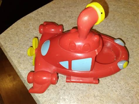 Disney Little Einsteins Red Pat Rocket Submarine Ship Bath Toy 1299