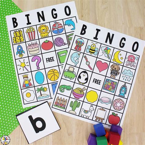 Beginning Sounds Bingo Game Phonics Activity For Kids