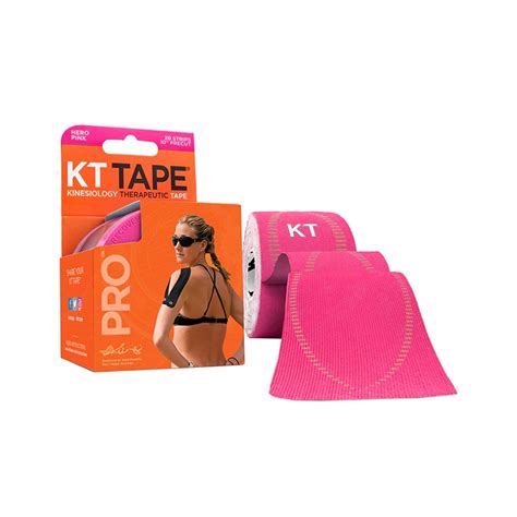 Kt Tape Pro 10 Inch Precut Tape Hero Pink Health And Care