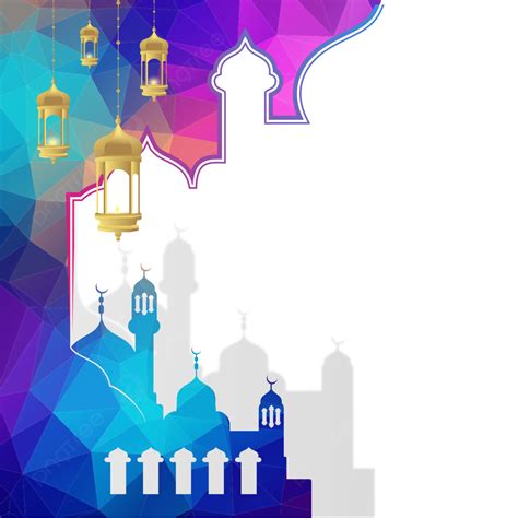 Ramadan Lights And Colorful Backgrounds Vector Ramadan Karem Ramadan