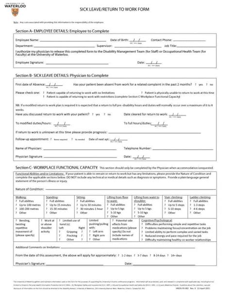1) take you out of work totally, 2) change your work restrictions, or 3) leave your work status unchanged. 44 Return to Work & Work Release Forms - Printable Templates | Return to work, Return to work ...