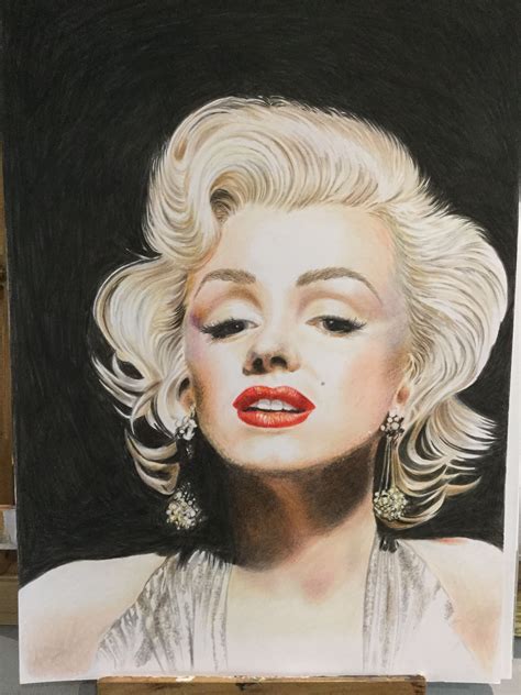 Pin By Mary Vincent On Marilyn Monroe Color Pencil Drawing Drawings