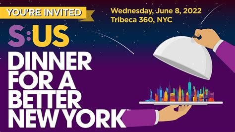 Join Us For Sus Dinner For A Better New York June 8 2022