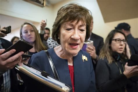 Republican Sen Susan Collins Says Shes Open To Witnesses In Impeachment Trial But Its