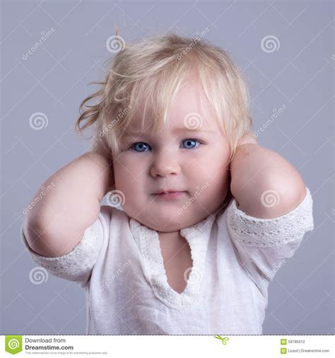 Roshuan baby reborn dolls 22 inch realistic blonde hair reborn baby dolls blue eyes reborn baby girls with pink outfit best xmas birthday gift set for girls. Deaf baby blue eyes blonde stock photo. Image of blonde ...