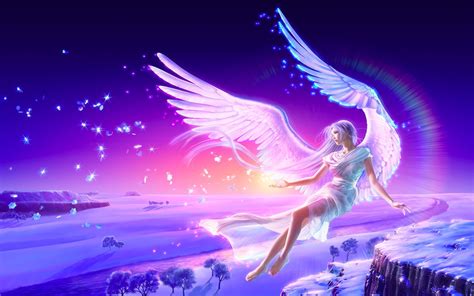 Cute Anime Angel Wings Wallpaper Download Hd Background