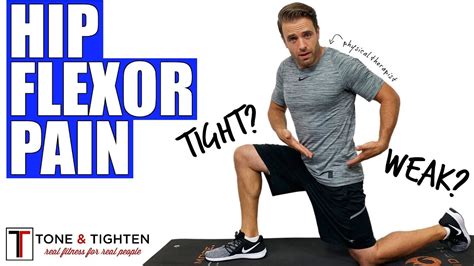 Best Exercises For Hip Flexor Pain From A Physical Therapist Youtube